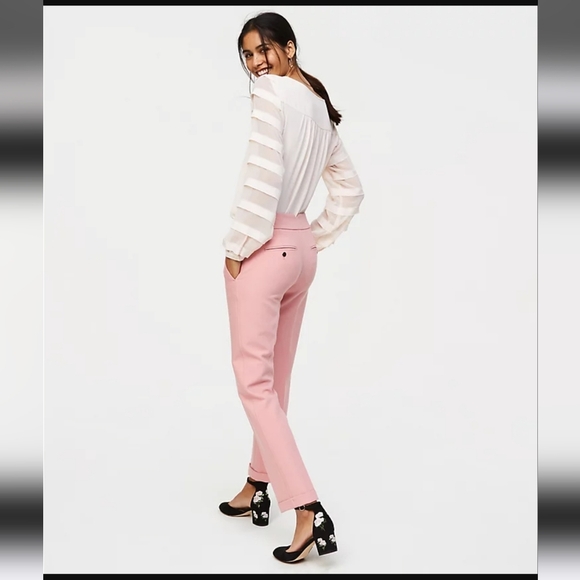 LOFT Pants - LOFT Pink Ankle Pants